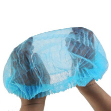 SETH-100 Pcs-21 Inches-Bouffant Disposable Hairnets Cap|Hair Nets|Hair Covers|Head Caps|Hair cover net|Bonnets|Food service,Kitchen,Sleeping,Cooking,S