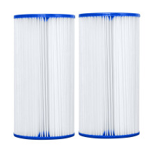 Bestway 2 Pack 4.2 x 8 Inch Type III-A/C Filter Cartridge for Outdoor Pool Filter Pump Replacement Compatible with 530 to 1500 Gallons Filter Pump
