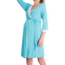 Women'S Maternity Robe Pregnancy Breastfeeding Bathrobes Labor Delivery Nightgowns Light S