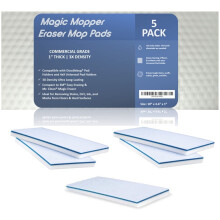 Tampons Effaceurs Magiques - Pack de 5 4,5" x 10" x 1" Éponge en Mélamine Commerciale