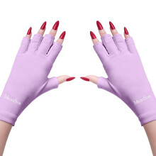 MelodySusie UV Handskar för Gel Nagellampa, Professionella UPF50+ UV-skydd Handskar för Manikyr