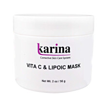 Karina Hautpflege Vita C & Lipoic Maske, 2 Unzen, Unisex Hautbehandlung