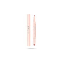 Pupa Milano Vamp! Creamy Duo, 004 Light Rose, 1 St - 2 i 1 Läppstift och Läpppenna - Långvarig - Lätt - Ingen Överföring - Mjuk