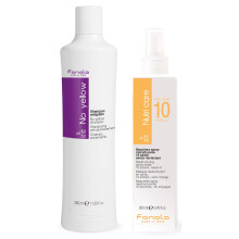 Fanola No Yellow Shampoo 350 ml & Spray Nutri One 200 ml