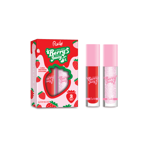RUDE Berry Juicy Lip Gloss Duo Set