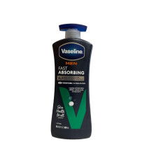 Vaseline Men Loción Corporal Hidratante, Absorción Rápida, 20.3 oz