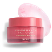 HINCE Kingsberry Crema Nocturna 72% Vita - Crema Jelly, Mejora de Opacidad, Panthenol & Niacinamida
