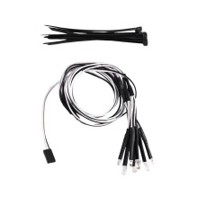 10LED LED Licht Koplampen Achterlicht voor Hsp Redcat Rc4wd voor voor Axial Scx10 D90 RC Auto Crawler