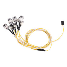 8LED LED Light Headlights Taillight 8mm for Hsp Redcat Rc4wd Axial Scx10 D90 RC Car Crawler