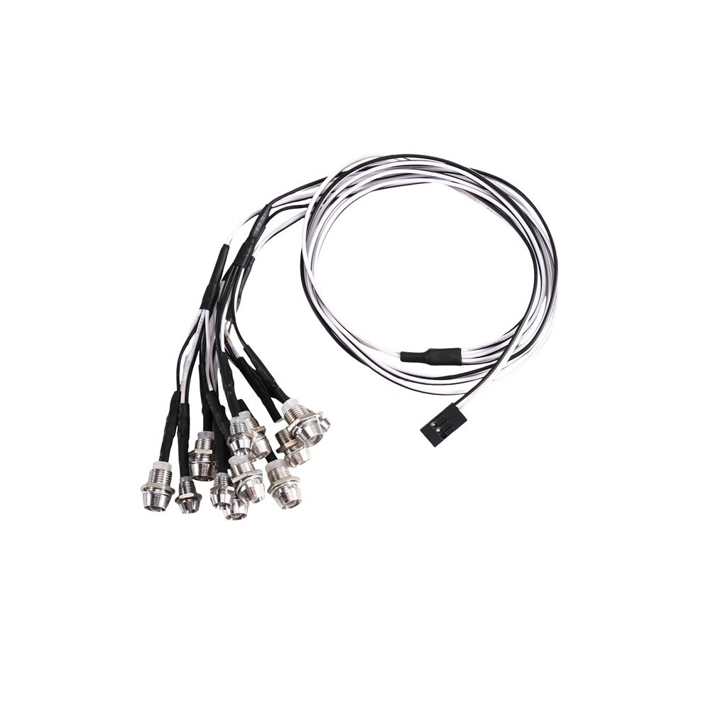 1Pcs 12Led Led Headlights Tail For Hsp Redcat Rc4wd Axial Scx10 D90 Rc Car Crawler Light 6032622508576