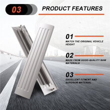 1Pair Front Door Sill Plate for - R W251 V251 06-17 A2516860036 2516860136 Lower Guide Rail Trim Strip A