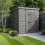 5x6 Pent Composite Shed Tanalised (Single Door, No Windows) 1