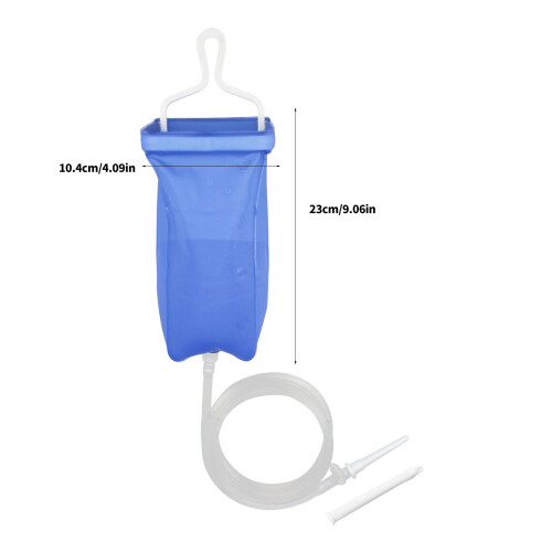 Adjustable Flows Control Enema Bag Precise Valves for 2