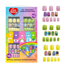 Care Bears 36 Stück Press-On Nägel für Kinder | Vorgeklebt & Fake Nägel mit Nagelfeile | Geburtstagsgeschenke ab 6 Jahren