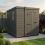 5x6 Pent Composite Shed Tanalised (Single Door, With Windows) 1