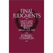 Final Judgments by Edward Champlin Hardcover Book