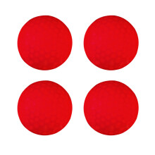 Balles de Golf lumineuses longue durée, 4 pièces, LED,-Rouge