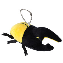 Belle Figurine en peluche d'insecte, poupée coccinelle,-Jaune