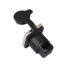 Module de coupleur femelle RJ45 pour montage sur-90 degrés