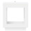 VidaXL vidaXL Side Table White 60 x 40 x 65 cm Engineered Wood 3