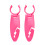Fixing Clamps Holder Paddle Board Accessories Plastic-Rose red 1