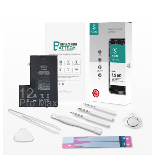 Kit de remplacement de batterie complet SiGN - iPhone 12 Pro Max