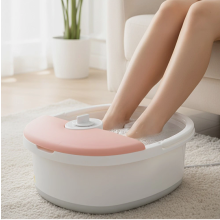 Electric Foot Spa Massager with Heat & Rollers