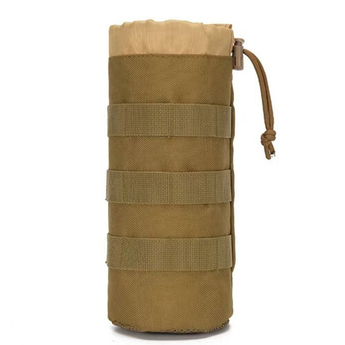 Water Bottle Pouch with Mesh Bottom and Drawstring Top for Outdoor Use 2