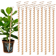 10st Elektrokulturväxtstolpar, 13,5"/17" Kopparspole Antennor, Trädgårdspålar, Kupolringar Kit