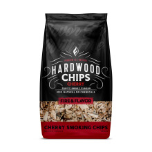 Fire & Flavor Premium Naturliga Hårdträ Rökchips, Passar Alla Grillar, Körsbär