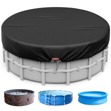 LXKCKJ Copertura per Piscina Rotonda da 14 Ft, Copertura Solare per Piscine Fuori Terra