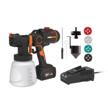 WORX NITRO Pistolet à Peinture Sans Fil 20V Power Share avec Moteur Brushless
