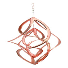Red Carpet Studios Cosmix Deluxe Helix Wind Spinner, Grand 20 pouces, Double Cuivre