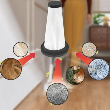 5PCS HEPA Filter for Trucozie T350 Cordless Vacuum Cleaner Replacement Washable Vacuum Filters Parts