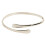 Punk Coiled Einstellbare Spirale Oberarm Manschette-Silber 1