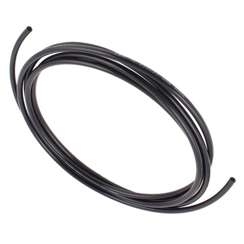2Pcs 6mm x 4mm Pneumatic Air Compressor PU Hose Pipe 3 Meters Black 2