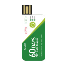 USB-temperatuurrecorder voor eenmalig gebruik, 60 dagen