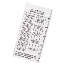 Portable Sewing Measuring Tool With Crochet View Sizer For