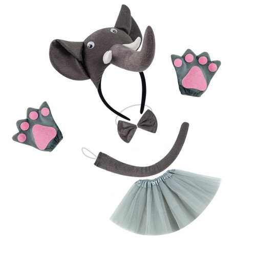 1/3/4/5Pcs Elephant Costume Set Elephant-Threedimensional el