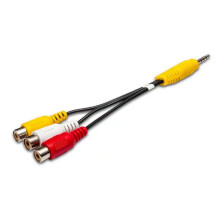 3.5mm to 3RCA Sound Cable 3.5mm Male to 3RCA Female Y Splitter