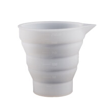 Tasse de distribution flexible, tasse pliante, outil en-250ml
