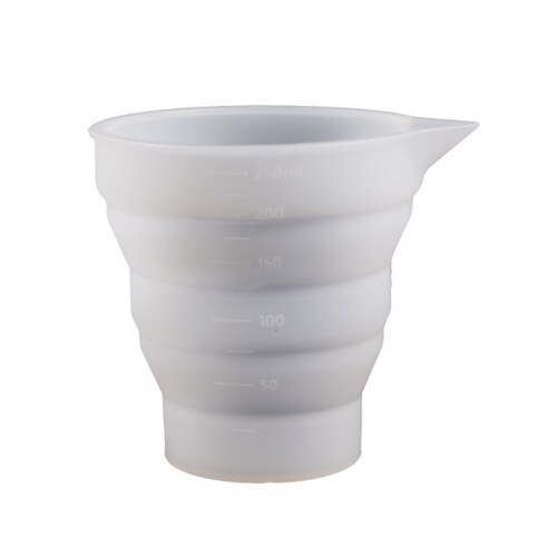 Tasse de distribution flexible, tasse pliante, outil en-250ml