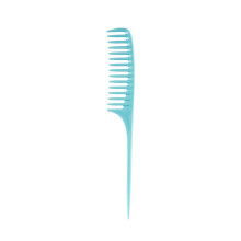 Ergonomic Grip Comb For Hairdressers Featuring Wide-Light Blue