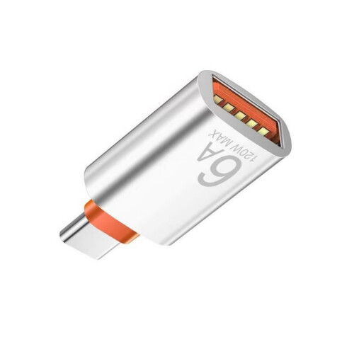 speed  USB 3.0 To Type C Conversion  & 6A Quick Charges-Silver