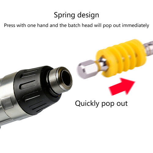 2Pcs Quickly Release Spring Action Hexagonal Shank Drill Bit 1