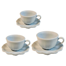 Miniatur-Kaffeetasse, Untertasse, Legierung,-MoonlightBlue 1