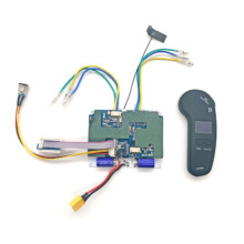 Upgrade Electric Skateboard 12S 36V for Dual Drive Motor ESC Controller Kit with Remote Control and Power Display