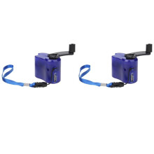 Ładowarka Ręczna Awaryjna, Przenośny Generator Prądu Dynamo, Ładowarka USB Nakręcana na Kemping