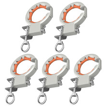 Poulie de guidage de câble en Nylon solide, ouverture-5 paquets