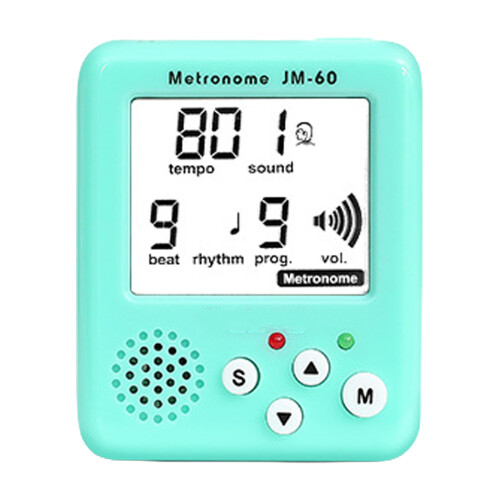 Professional Clip on LCD Digital Metronome-Surfing Green